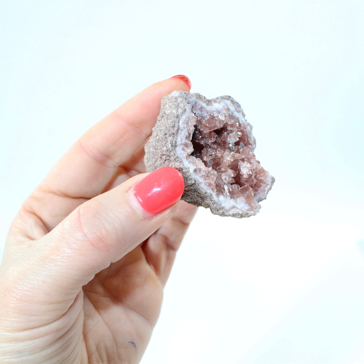 Pink Amethyst Crystal Geode | ASH & STONE, Free express shipping, afterpay available, NZ