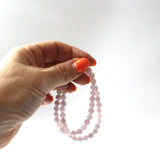 Pink Natural Kunzite bead bracelet | ASH & STONE Crystal and jewellerys Free express shipping. 