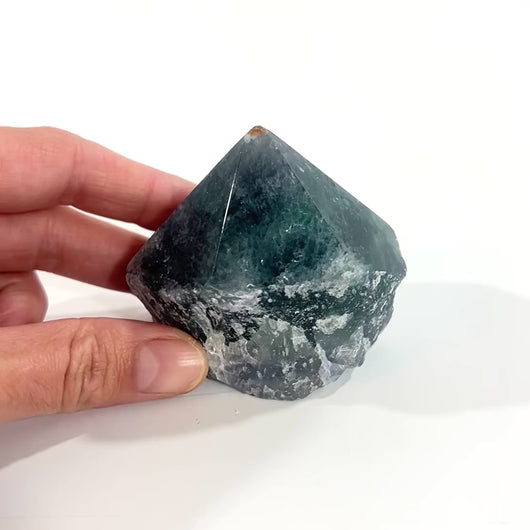 Fluorite crystal point | ASH&STONE Crystal Shop Auckland NZ