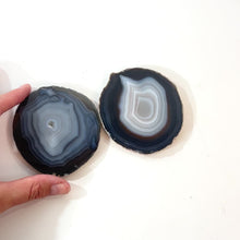 Load and play video in Gallery viewer, Agate crystal coaster set | ASH&amp;STONE Crystals Shop Auckland NZ
