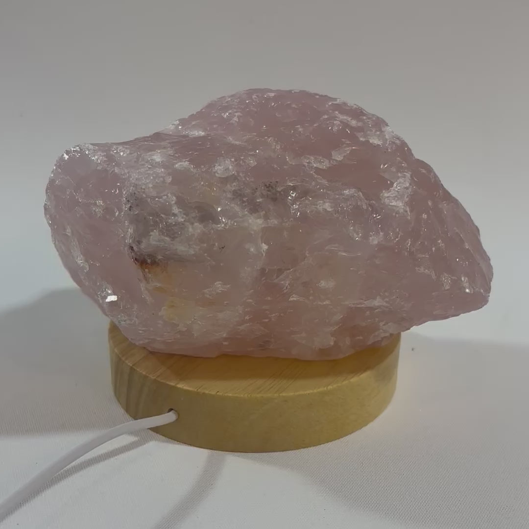 Rose Quartz Crystal Lamp | ASH&STONE Crystal Shop Auckland  Free express shipping. Shop online. AfterPay available. 
