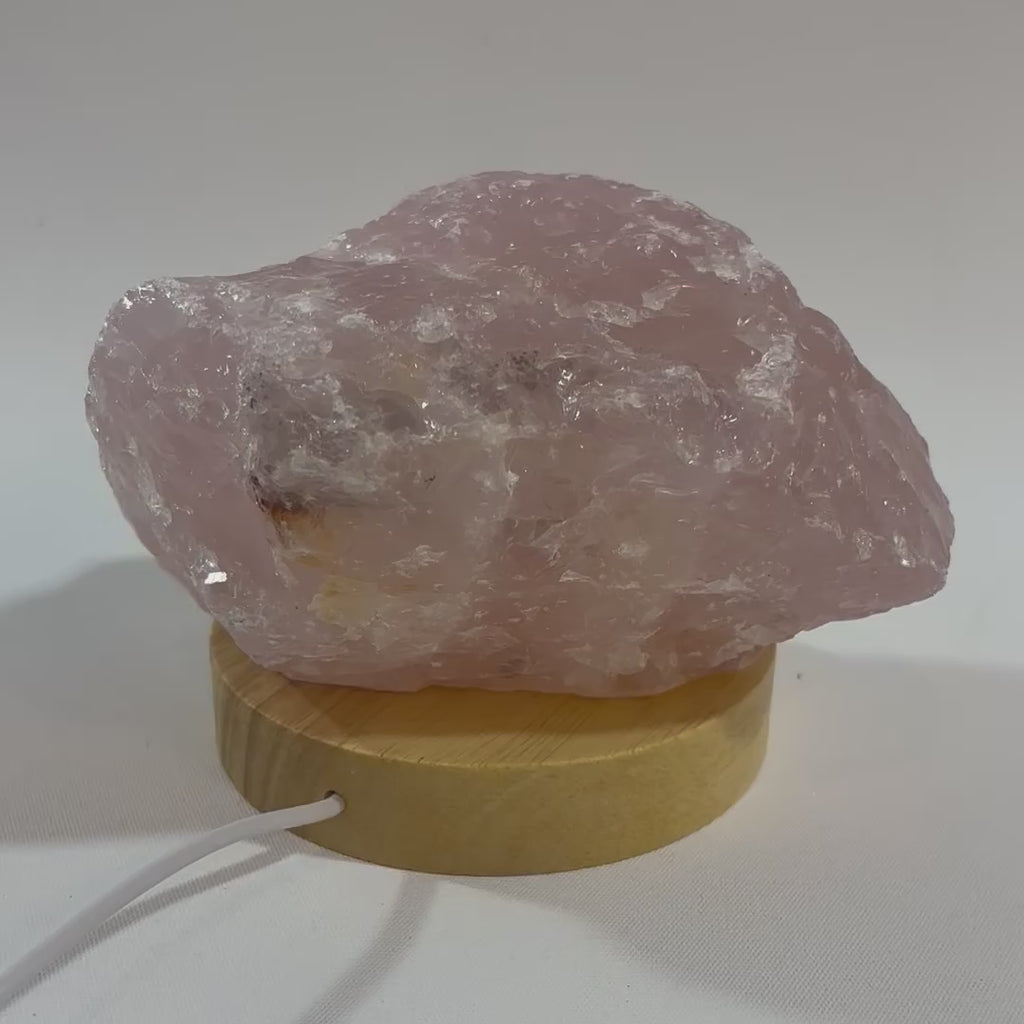Rose Quartz Crystal Lamp | ASH&STONE Crystal Shop Auckland  Free express shipping. Shop online. AfterPay available. 