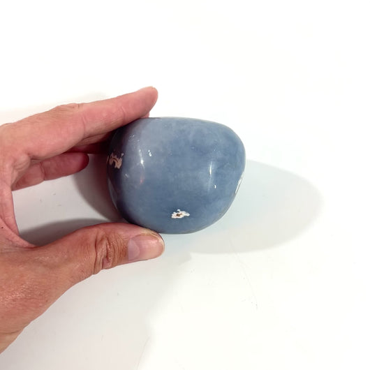 Angelite polished crystal free form | ASH&STONE Crystals Shop Auckland NZ