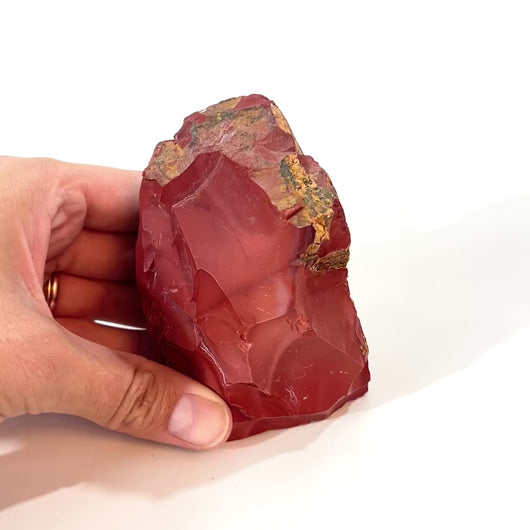 Red jasper raw crystal chunk  | ASH&STONE Crystals Shop Auckland NZ