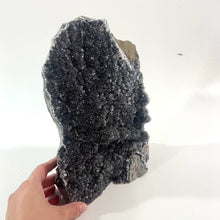 Load and play video in Gallery viewer, Large black amethyst crystal druzy 5.58kg
