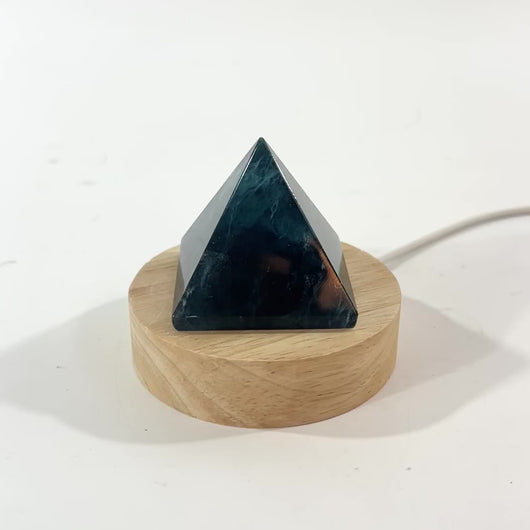 Fluorite crystal pyramid lamp | ASH&STONE Crystal Shop Auckland NZ