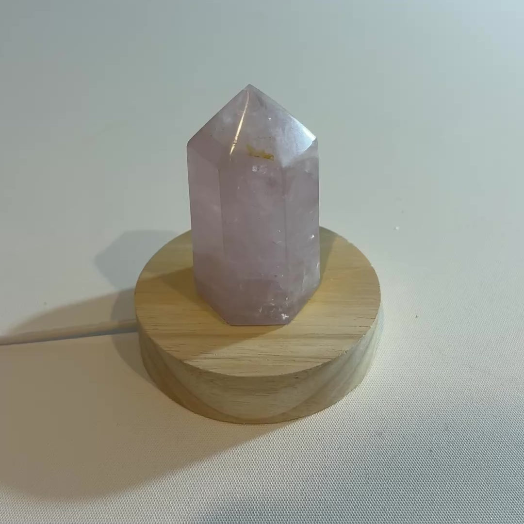 Rose quartz crystal lamp | ASH&STONE Crystal Shop Auckland NZ