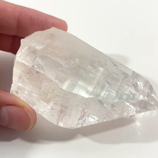 Genuine Lemurian quartz crystal point | ASH&STONE Crystal Shop Auckland NZ