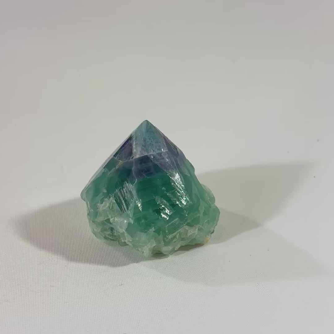Rainbow Fluorite Point | ASH&STONE premium online crystals. Free express Shipping NZ