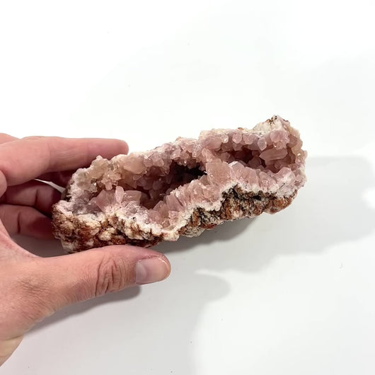 Pink amethyst crystal cluster : buy the whole geode or a half! | ASH&STONE Crystal Shop Auckland NZ