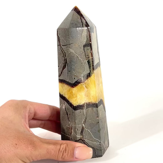 Septarian crystal tower | ASH&STONE Crystals Shop Auckland NZ