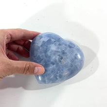 Load and play video in Gallery viewer, Blue calcite crystal heart | ASH&amp;STONE Crystal Shop Auckland NZ
