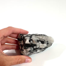 Load and play video in Gallery viewer, Black tourmaline in quartz crystal chunk | ASH&amp;STONE Crystals Shop Auckland NZ
