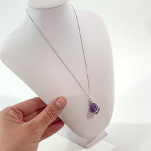 Load and play video in Gallery viewer, Bespoke NZ-made bespoke African amethyst crystal pendant necklace | ASH&amp;STONE Crystal Jewellery Shop Auckland NZ
