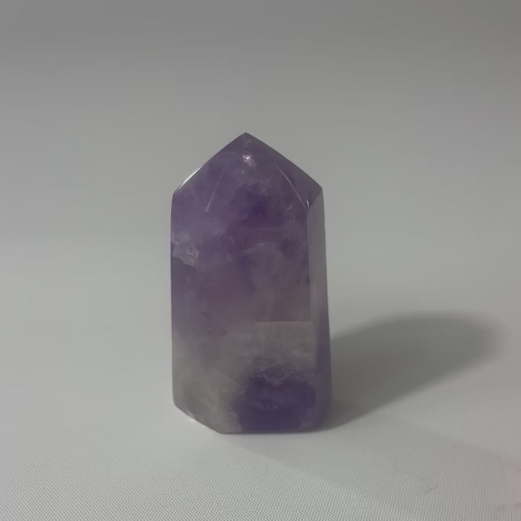 Amethyst Tower | Free express shipping. Buy high quality ethical crystals online at
ASH&STONE crystal shop Auckland NZ. AfterPay available.