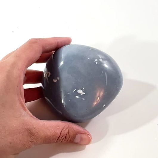 Angelite polished crystal | ASH&STONE Crystal Shop Auckland NZ