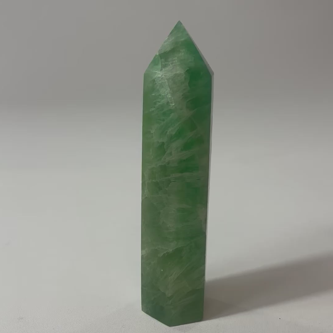 Fluorite Green Crystal Tower | ASH&STONE Crystal Jewellery Shop Auckland NZ