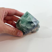 Load and play video in Gallery viewer, Fluorite crystal point | ASH&amp;STONE Crystal Shop Auckland NZ
