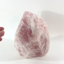 Load and play video in Gallery viewer, Large rose quartz crystal tower 11.3kg | ASH&amp;STONE Crystal Shop Auckland NZ
