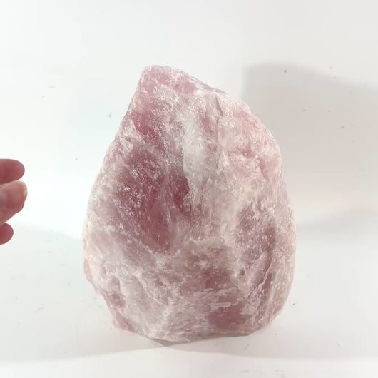 Large rose quartz crystal tower 11.3kg | ASH&STONE Crystal Shop Auckland NZ