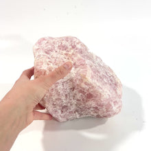 Load and play video in Gallery viewer, Large rose quartz crystal chunk | ASH&amp;STONE Crystals Shop Auckland NZ
