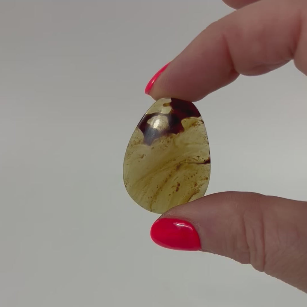 Amber Polished Drop. Free express shipping. Shop online from ASH&STONE crystal shop Auckland NZ. AfterPay available.