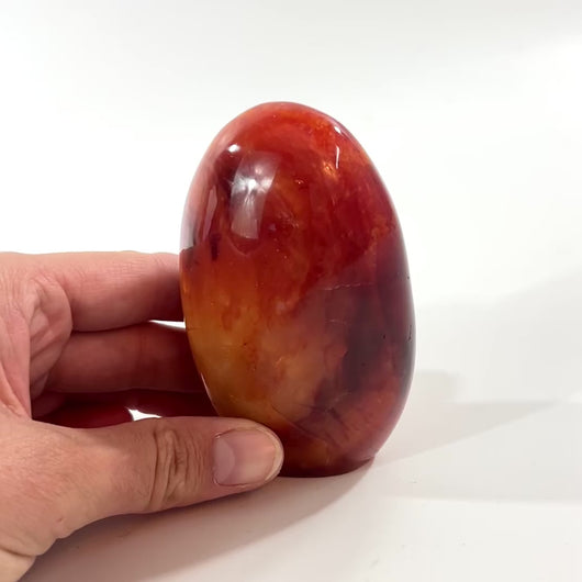 Carnelian polished crystal free form | ASH&STONE Crystal Shop Auckland NZ