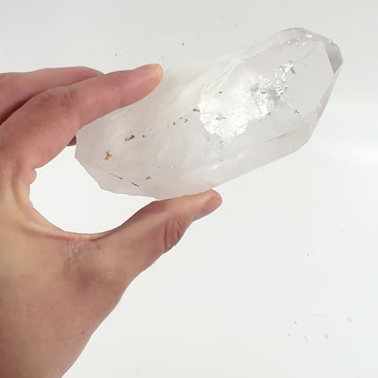 Genuine Lemurian quartz crystal point | ASH&STONE Crystals Shop Auckland NZ