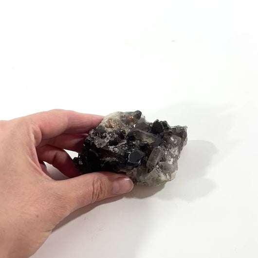 Smoky quartz crystal cluster | ASH&STONE Crystal Shop Auckland NZ