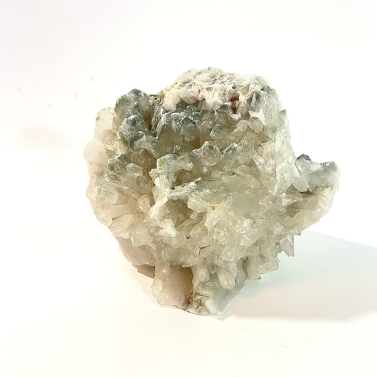 Large clear quartz crystal cluster with chlorite 6.47kg | ASH&STONE Crystals Shop Auckland NZ