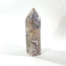 Load and play video in Gallery viewer, Large flower agate polished crystal tower 3.38kg | ASH&amp;STONE Crystal Shop Auckland NZ
