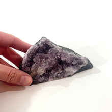 Load and play video in Gallery viewer, Amethyst crystal cluster with cut base | ASH&amp;STONE Crystals Shop Auckland NZ
