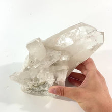 Load and play video in Gallery viewer, Large clear quartz crystal cluster 2.82kg | ASH&amp;STONE Crystal Shop Auckland NZ
