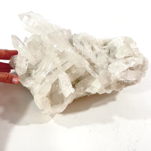 Load and play video in Gallery viewer, Large high-grade clear quartz crystal cluster 8kg | ASH&amp;STONE Crystal Shop Auckland NZ
