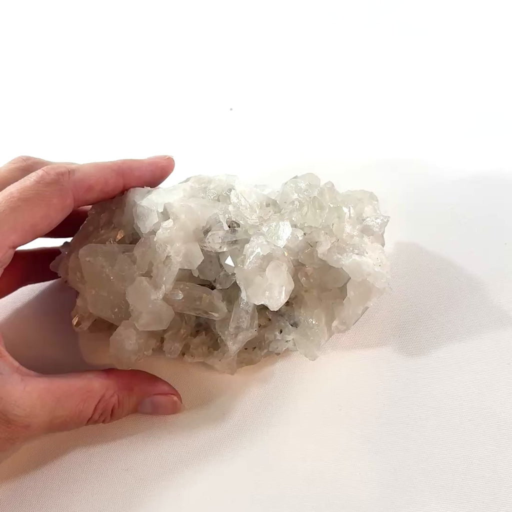 Clear quartz crystal cluster | ASH&STONE Crystal Shop Auckland NZ