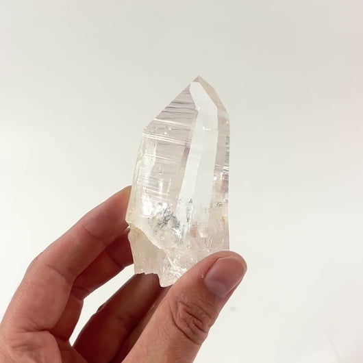 Genuine Lemurian quartz crystal point | ASH&STONE Crystal Shop Auckland NZ