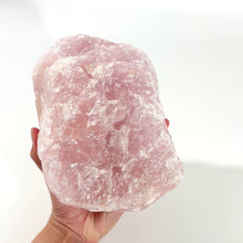 Load and play video in Gallery viewer, Large Rose Quartz Crystal Chunk 5.26kg | ASH&amp;STONE Crystals Shop Auckland NZ
