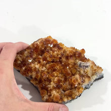 Load and play video in Gallery viewer, Citrine crystal cluster | ASH&amp;STONE Crystal Shop Auckland NZ
