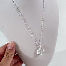 Load and play video in Gallery viewer, NZ-made clear quartz crystal pendant necklace | ASH&amp;STONE Crystal Jewellery Shop Auckland NZ
