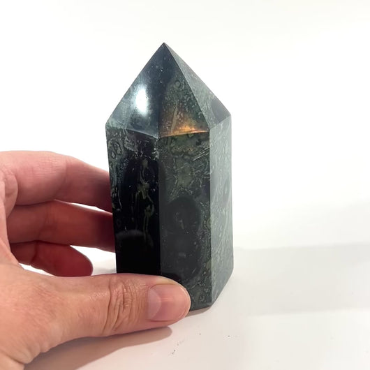 Kambaba jasper polished crystal tower | ASH&STONE Crystal Shop Auckland NZ