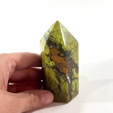 Load and play video in Gallery viewer, Green opal polished crystal tower | ASH&amp;STONE Crystal Shop Auckland NZ
