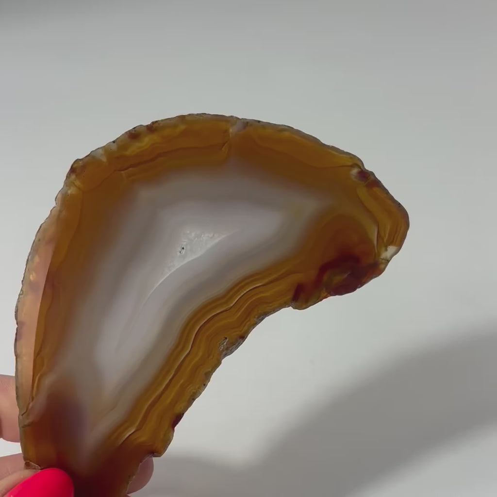 Agate Druzy slice crystal. Free express shipping. Buy high quality ethical crystals online at ASH&STONE crystal shop Auckland NZ. AfterPay available.