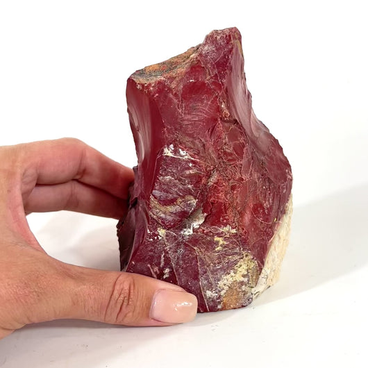 Red jasper raw crystal chunk | ASH&STONE Crystals Shop Auckland NZ