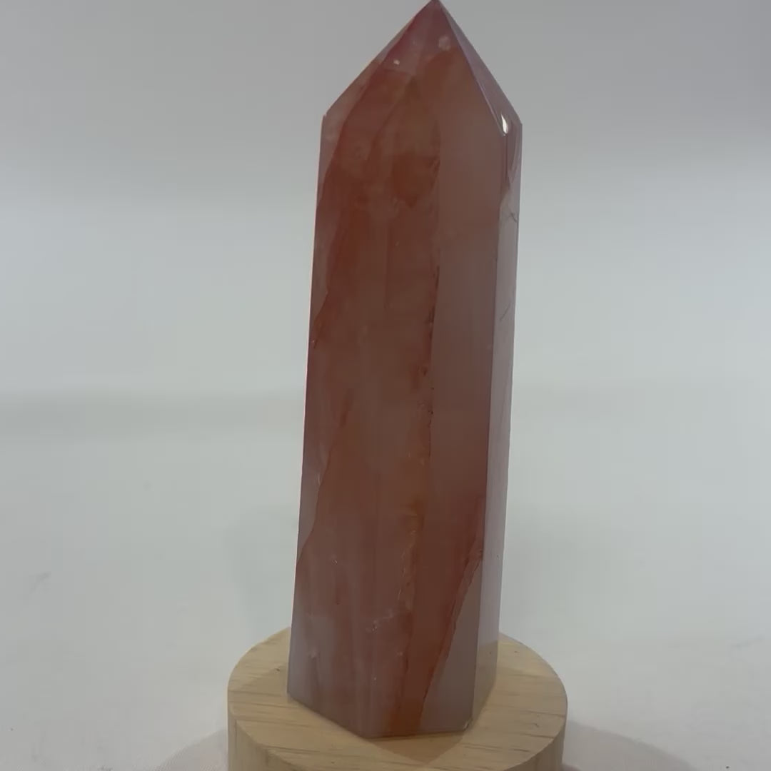 Fire quartz crystal Lamp tower. Free express shipping. Shop online from ASH&STONE crystal shop Auckland NZ. AfterPay available.