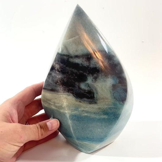 Large trolleite polished crystal flame 2.72kg | ASH&STONE Crystal Shop Auckland NZ