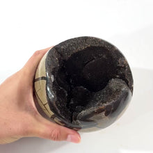 Load and play video in Gallery viewer, Septarian crystal sphere 2.1kg | ASH&amp;STONE Crystal Shop Auckland NZ
