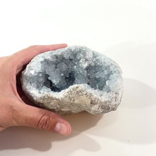 Load and play video in Gallery viewer, Celestite crystal cluster 1.28kg | ASH&amp;STONE Crystal Shop Auckland NZ
