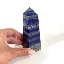 Load and play video in Gallery viewer, Lapis lazuli polished crystal generator | ASH&amp;STONE Crystals Shop Auckland NZ
