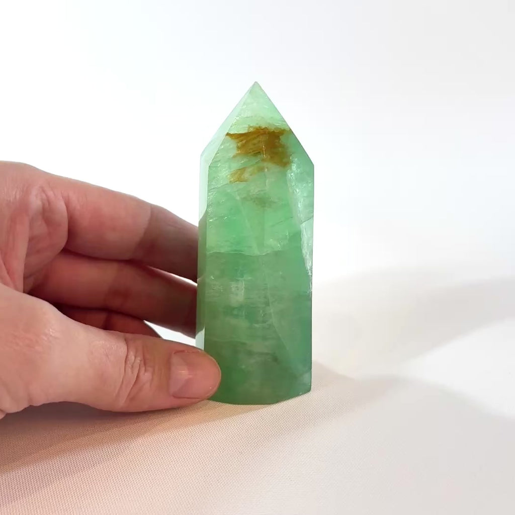 Fluorite polished crystal generator | ASH&STONE Crystal Shop Auckland NZ