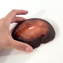 Load and play video in Gallery viewer, Large carnelian polished crystal slab | ASH&amp;STONE Crystal Shop Auckland NZ
